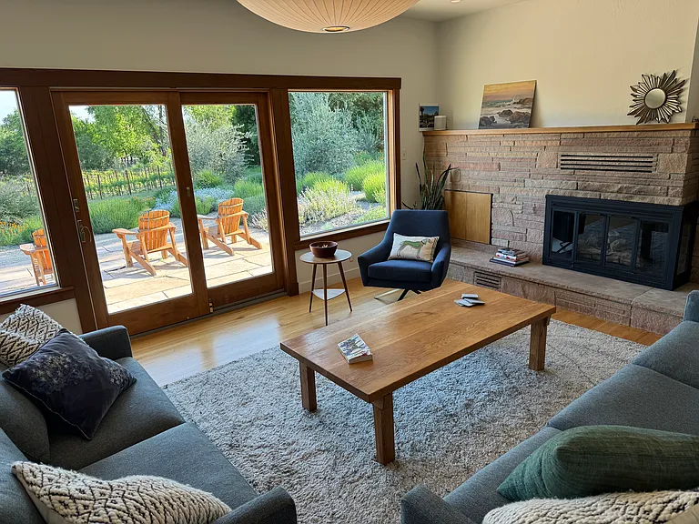 The living room
