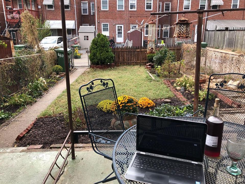 Enjoy patio and vegetables