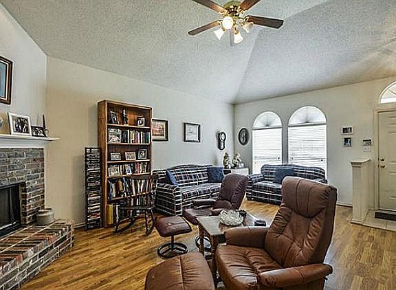 View toward front door.
