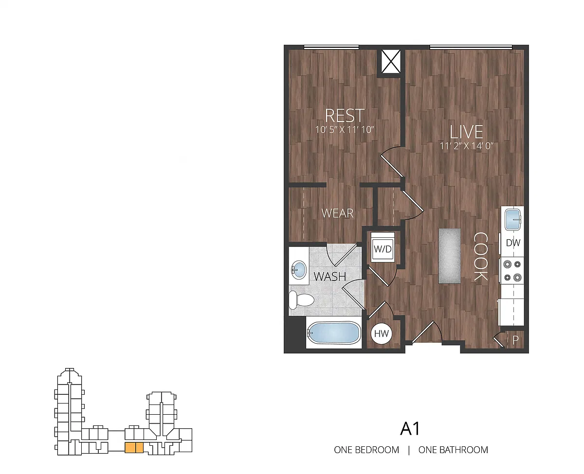 Floor plan A1