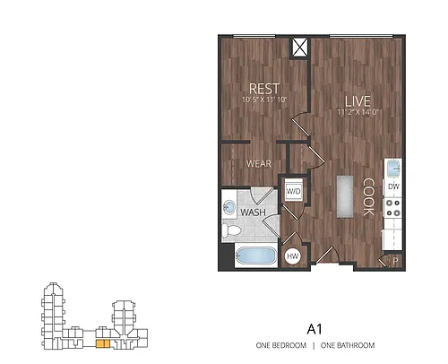 Floor plan A1
