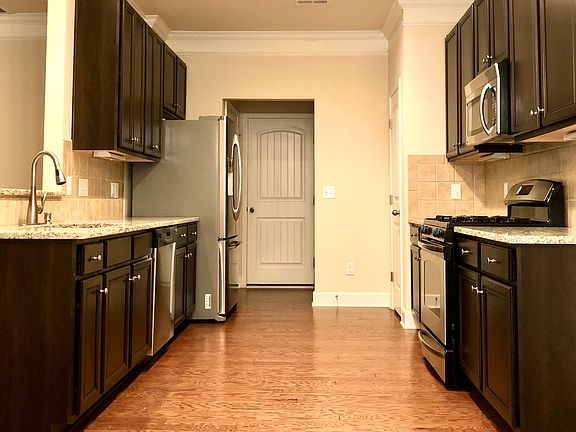 Kitchen with Granite Countertops.