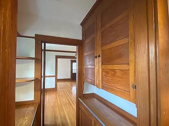 Looking from the pantry to Dining Room and Living Room