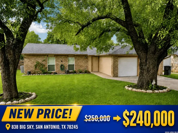 838 Big Sky Dr, San Antonio, TX 78245