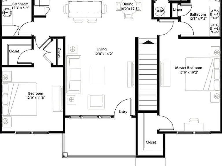B3 Floor plan W Dimensions B3 Floor plan W Dimensions