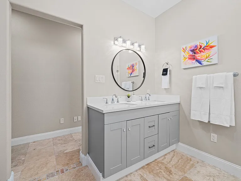 downstairs master bathroom