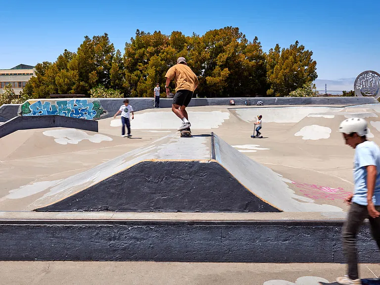 Catch some air at the Alameda Skate Park