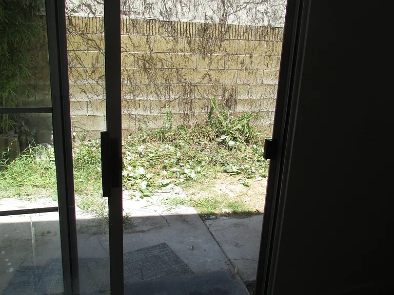 Sliding glass door