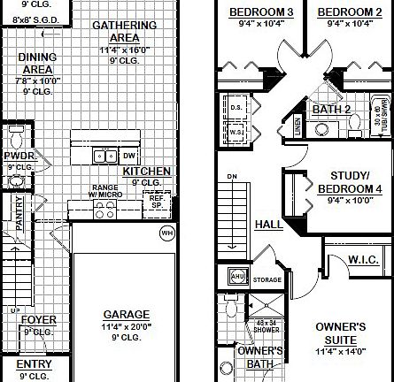 The Willow floorplan