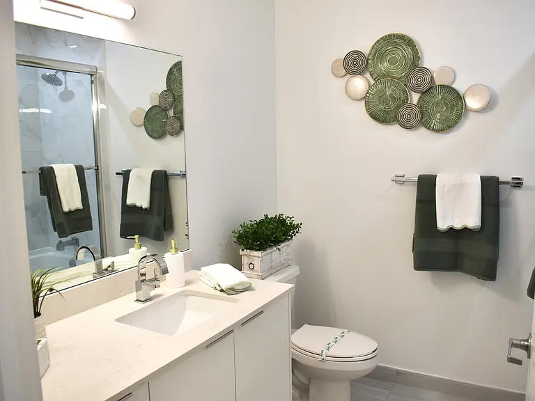 Spacious Bathroom Counter Space