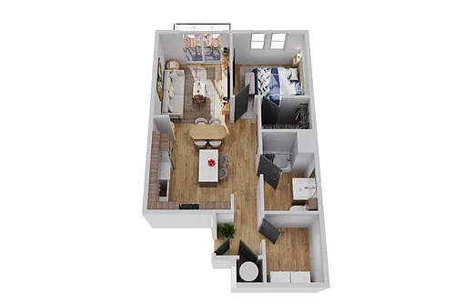 Floor plan A6-A