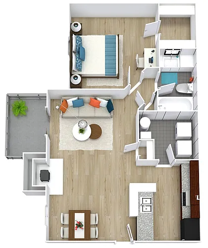 Floor plan The Willow Renovated