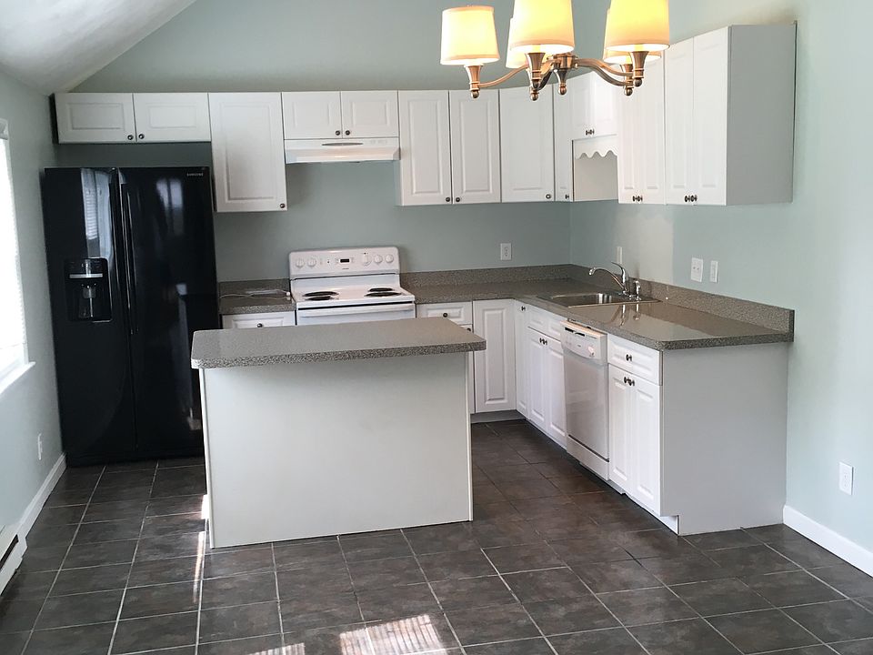 kitchen and island