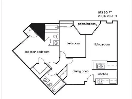 Floor plan 2BDCr