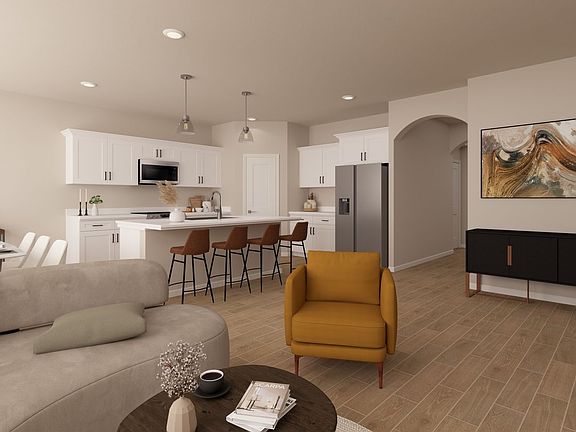 Villa 5 Great Room - Artist Rendering