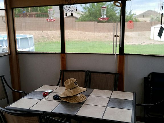 Screened in back porch