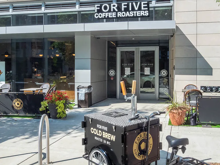 Charming eateries and coffee shops throughout the neighborhood.