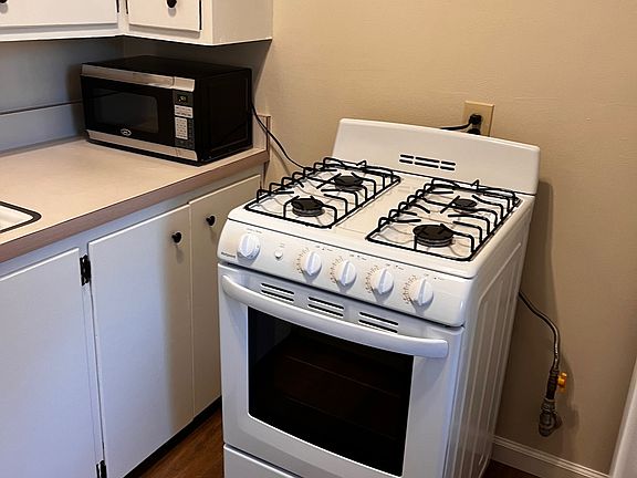 Gas stove and microwave