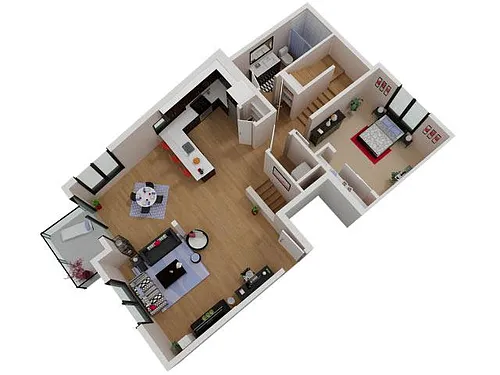 Floor plan C1 + Garage