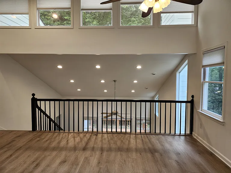 Extra large skylights in the loft area