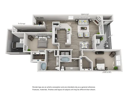Floor plan B3 Sophisticated