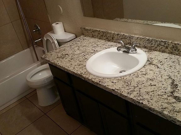 granite countertops in bath and kitchen