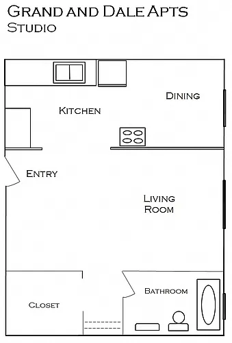 Floor plan Updated Studio