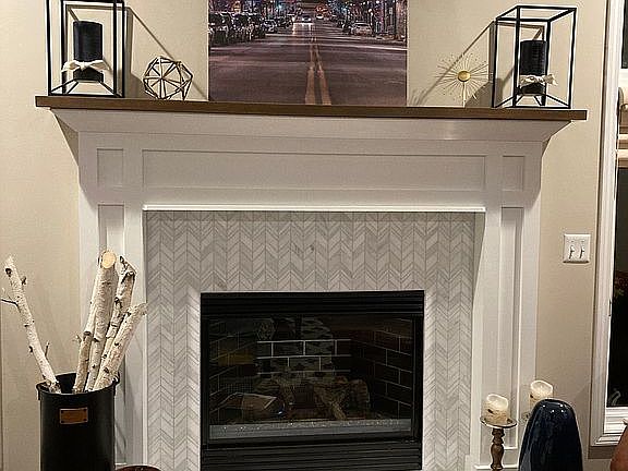 Great room updated fireplace