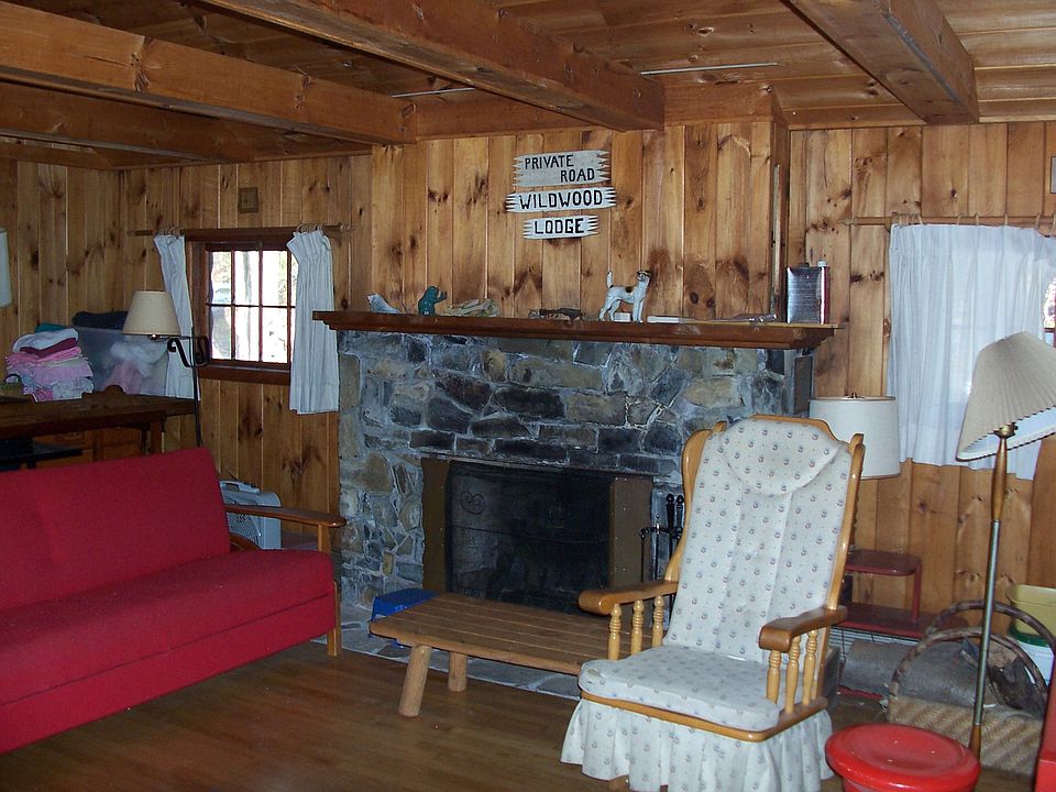 Fireplace and living room