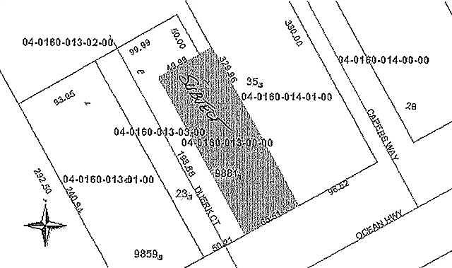 1st image of 9881 Ocean Hwy. Lot #2 Desia Player Subdivision