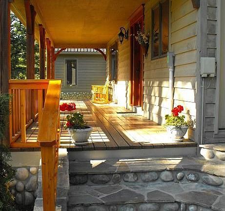 Front entry to the home.