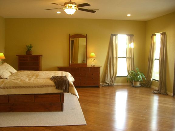 Master bedroom suite