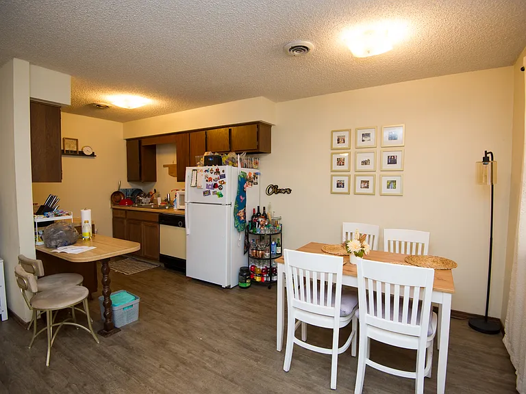Dining and kitchen