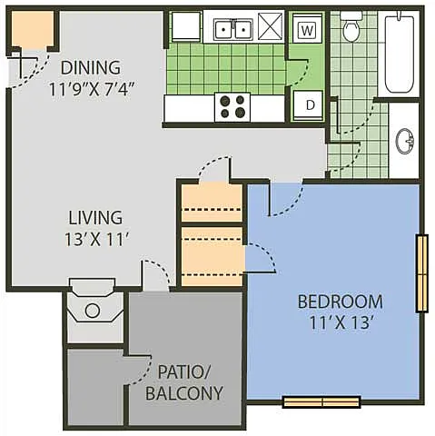 Floor plan A2C