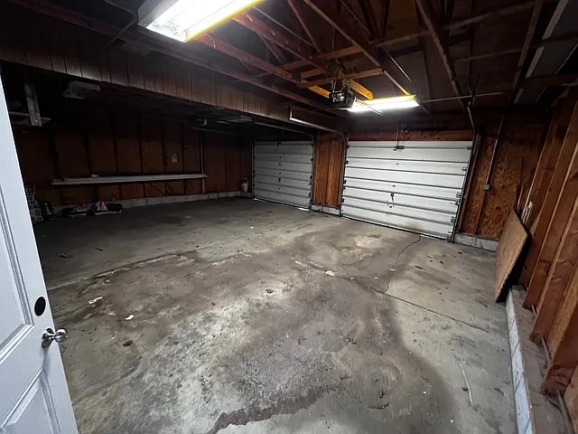 Two car garage