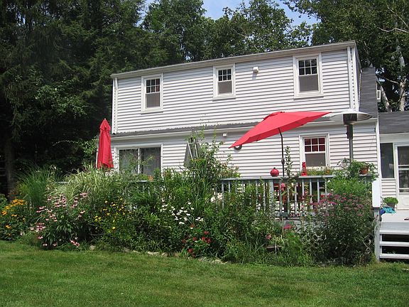 Back View West Granby Home