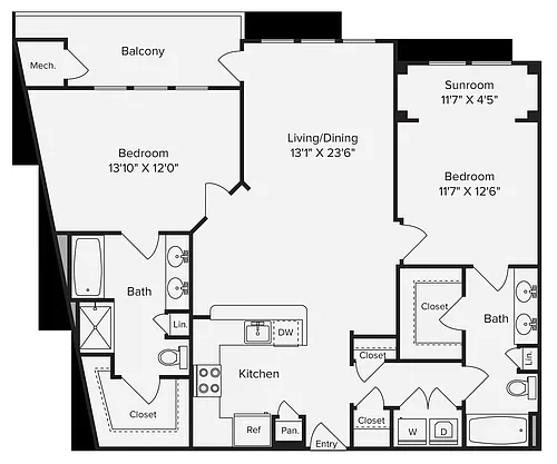 Floor plan B2