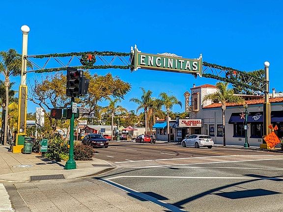 Old Encinitas Downtown on Hwy 101