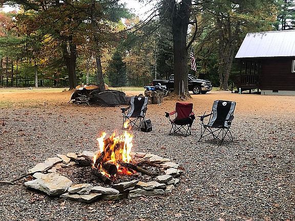 Fire pit area