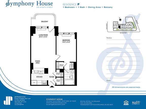2nd image of 235 W 56th St APT 10F