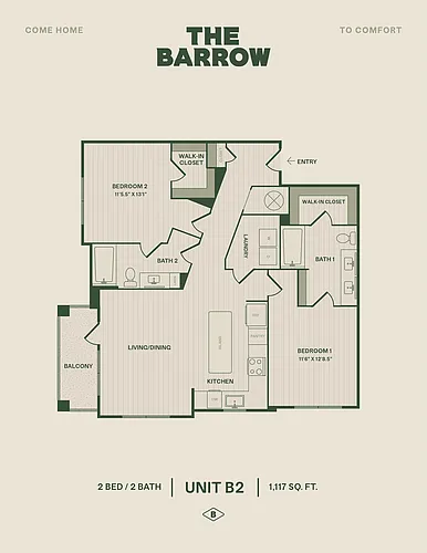 Floor plan B2