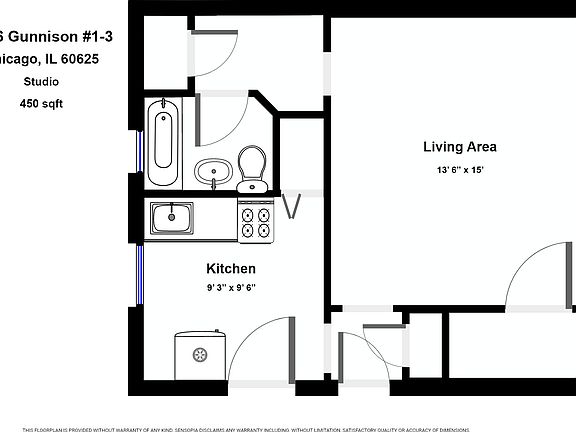 2nd image of 2616 W Gunnison St APT 1