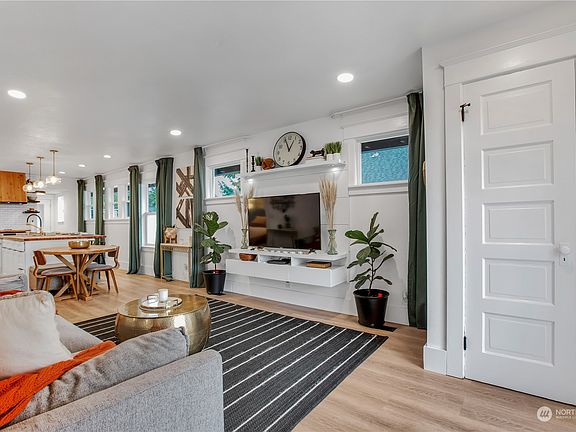 Built in custom entertainment center stays along with the smart >