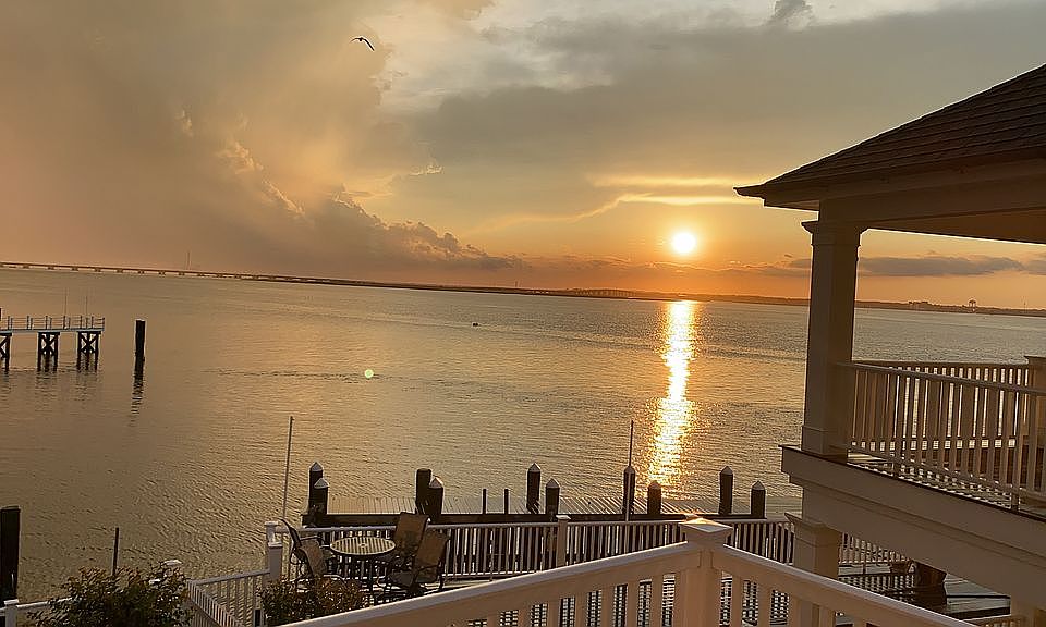 Sunset from balcony