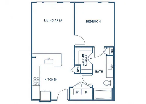 Floor plan A1 ESSENTIAL LIVING