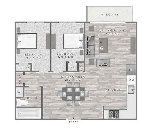 Floor plan B1