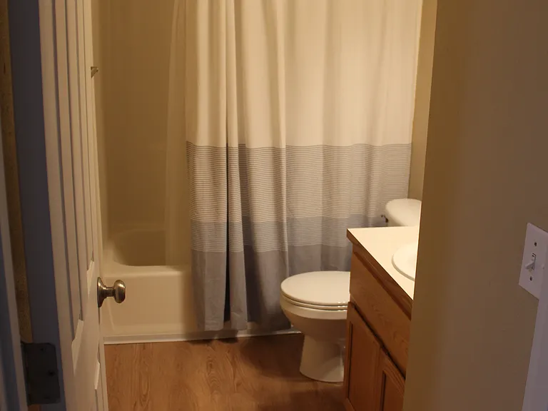 Hallway bathroom