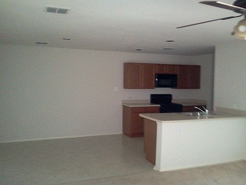 looking from living into Kitchen