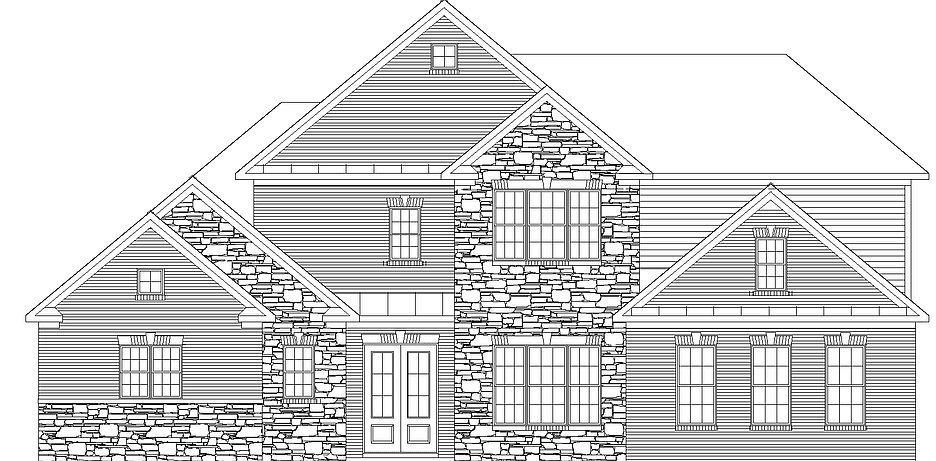 Elevation C - preliminary drawing