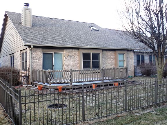 Iron fenced back yard